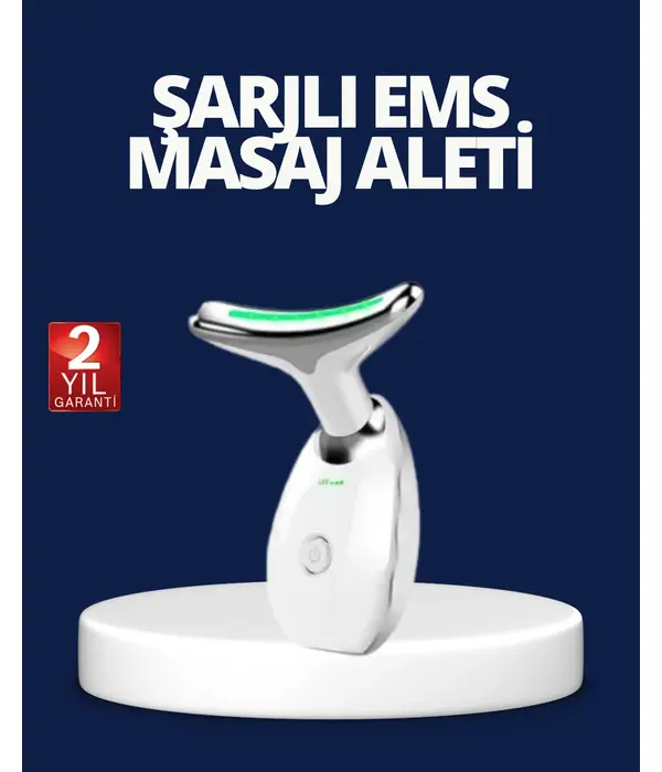 Yüz Ve Boyun Sıkılaştırıcı Cilt Bakım Cihazı | Ems Mikro Akım & Kırışıklık Giderici
