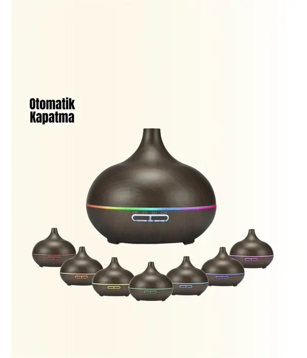 Zamanlayıcılı Ve Otomatik Kapanmalı Aromaterapi Nemlendirici Difüzör