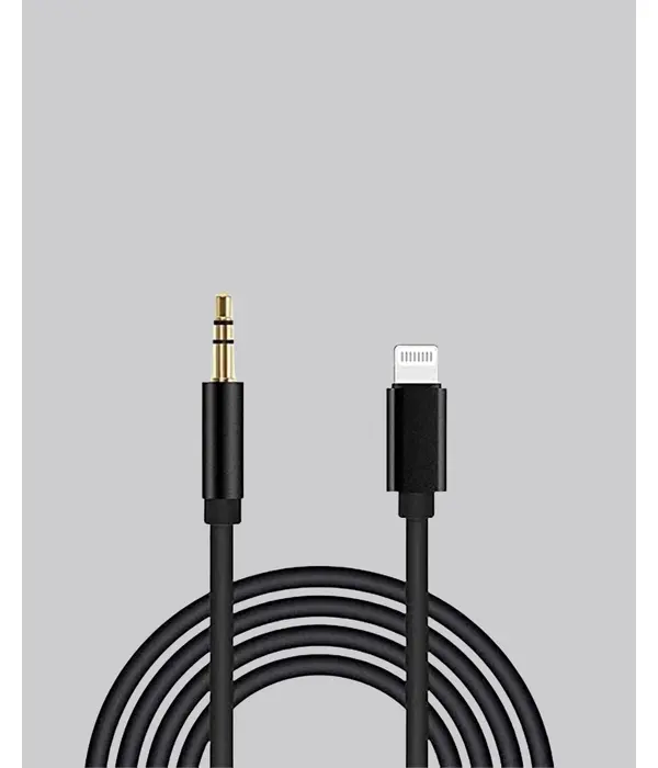1 Metre Lightning To Aux Çevirici Kablo Stereo Ses Yüksek Kalite
