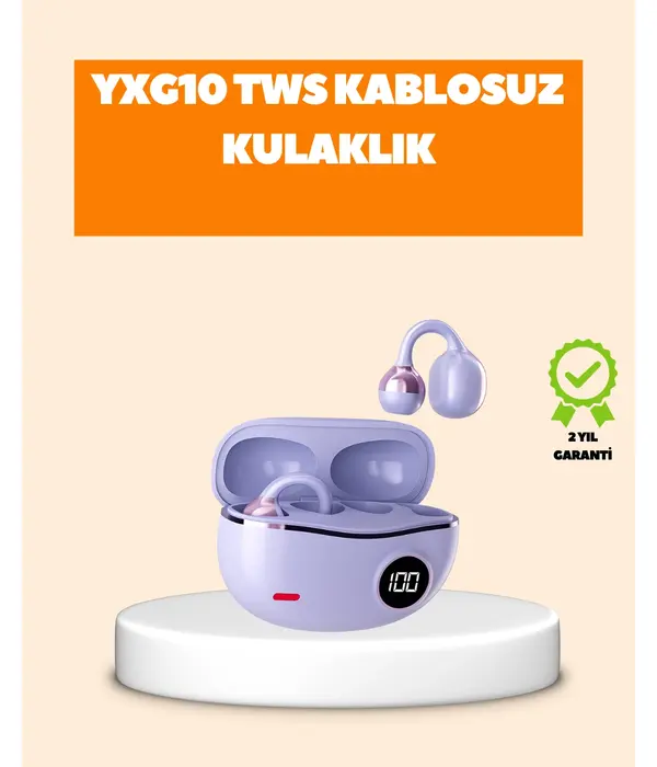 Yxg10 Klipsli Açık Kulaklık – Spor İçin Uygun, Aptx Ses, Ergonomik Yapı