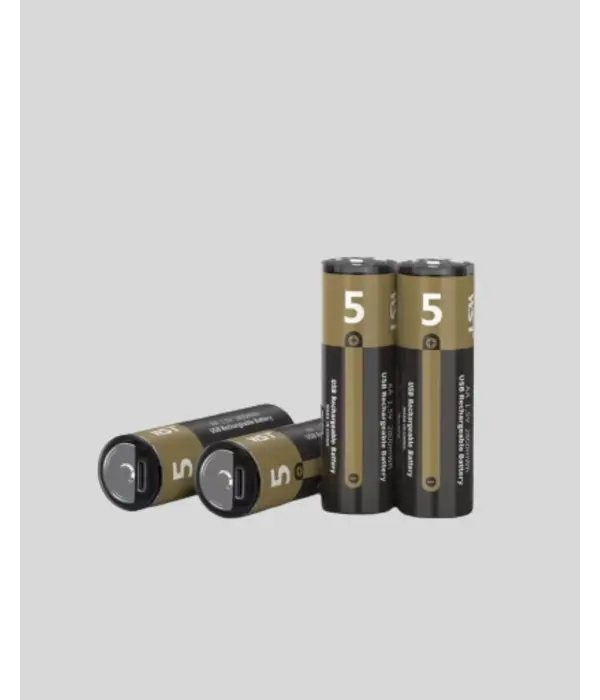 1.5v Aa Şarjlı Lityum Pil | 1000+ Kez Şarj Edilebilir | Hızlı Type-c Şarj (2 Adet)