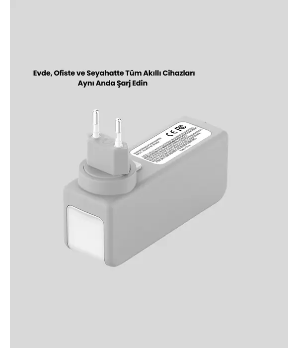 Zaman Kontrollü Şarj Cihazı 30w Hızlı Şarj Ve Çoklu Usb Çıkışı Yeni Nesil