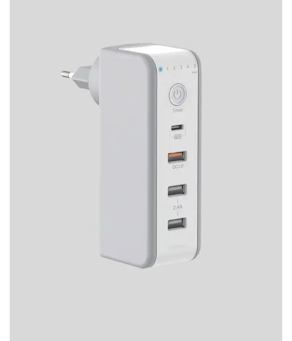 Zaman Kontrollü Şarj Cihazı 30w Hızlı Şarj Ve Çoklu Usb Çıkışı Yeni Nesil
