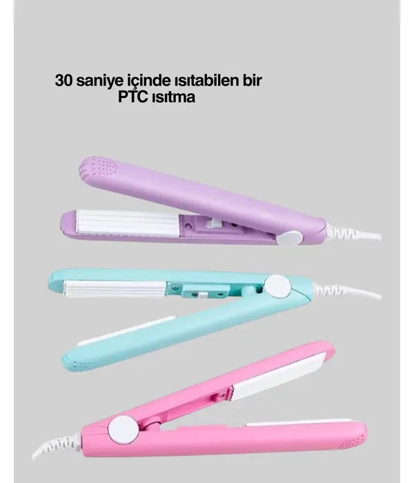 Yüzer Plakalı Kompakt Bukle Maşası – Elastik Tutuculu, Saç Dostu Profesyonel Tasarım Yeni Nesil