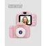 8mp Mini Çocuk Fotoğraf Makinesi – Pembe Ses Kaydı Özellikli