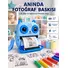 2.4'' Ips Ekranlı Çocuk Fotoğraf Makinesi Hd Çekim Ve Anında Baskı Keyfi