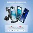360° Derece Ayarlanabilen Gidon Bağlantılı Bisiklet Motosiklet İçin Abs 4-7.8″ İnç Telefon Tutucu